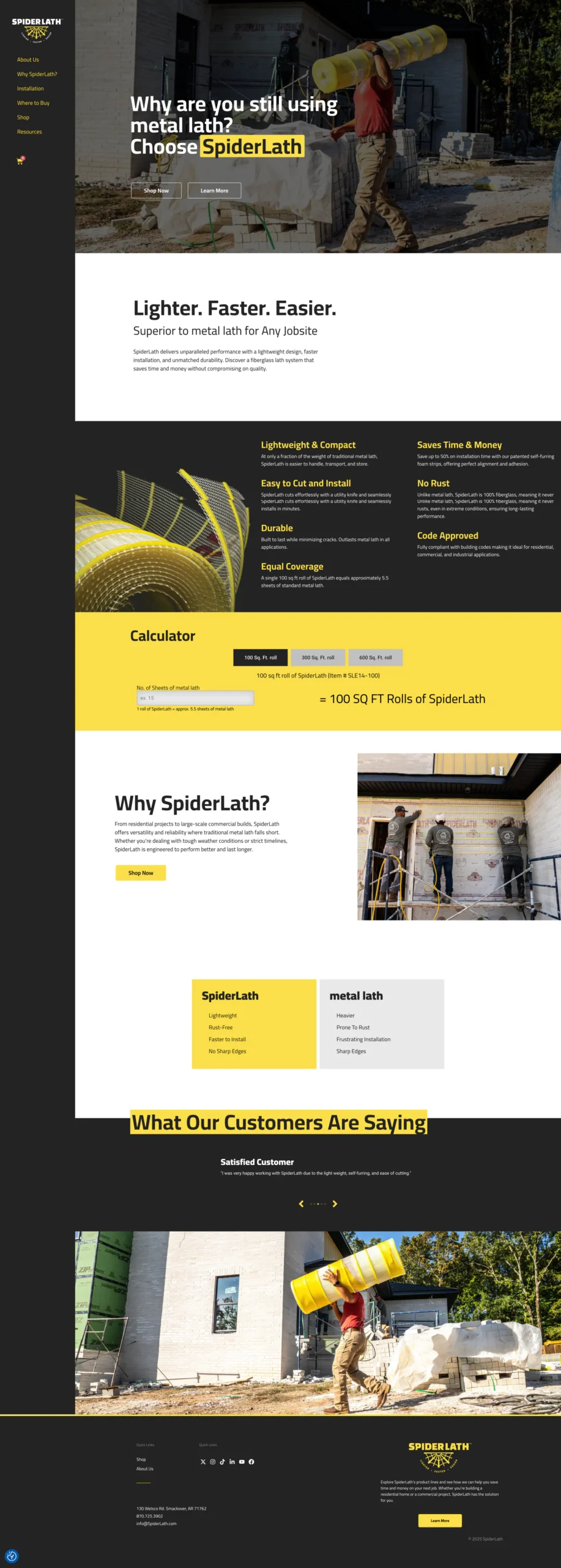 SpiderLath web development in Greenville, SC